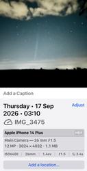 Aurora observation 2026-09-17