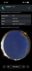 Aurora observation 2026-10-11
